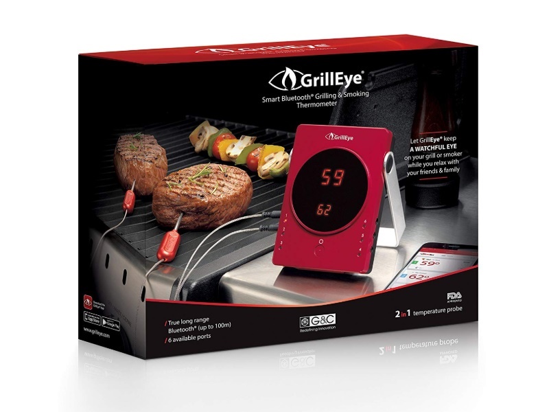 Grilleye Complete Master Kit Bluetooth Meat Thermometer