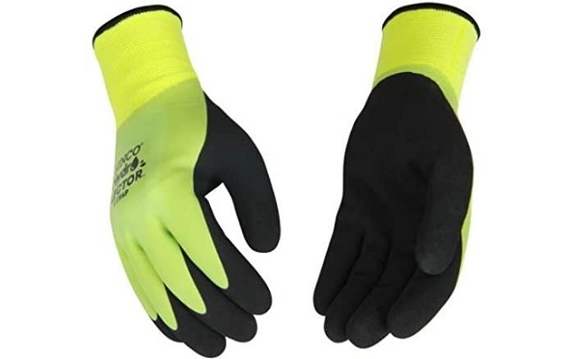 Kinco-HydroFlector-Waterproof-Double-Thermal-Knit-Shell-Double-Coated-Latex- Waterproof Working Gloves