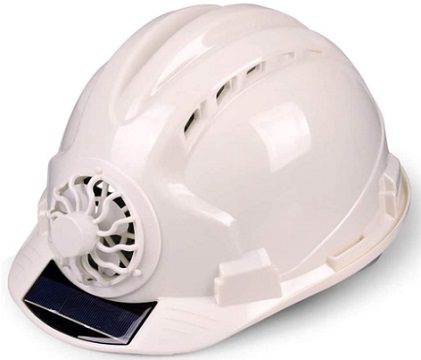 Fayle Safety Helmet with Solar Powered Cooling 