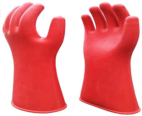 Electrical Insulated Lineman Rubber Work Gloves for Electricians