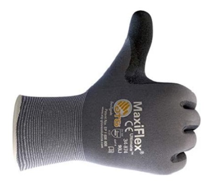 Maxiflex 34-874 Ultimate Nitrile Grip Work Gloves for Electricians