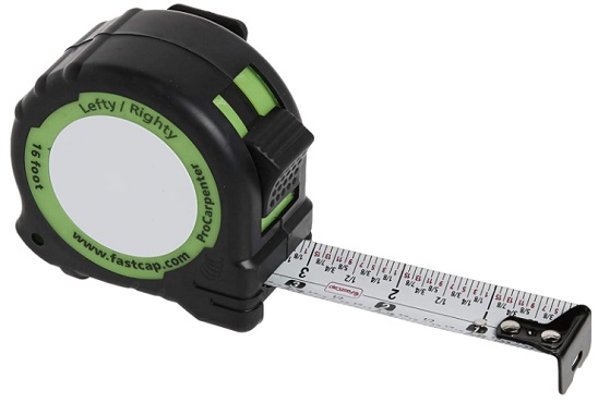 FastCap PSSR16 16 - how to read a tape measure