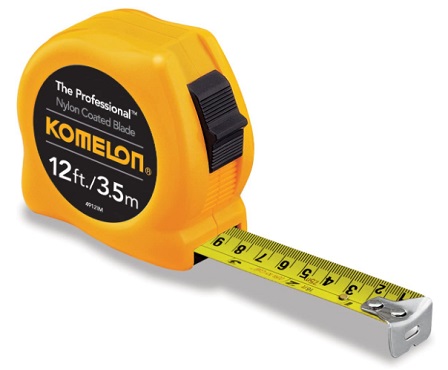 Komelon 4912IM - how to read a tape measure