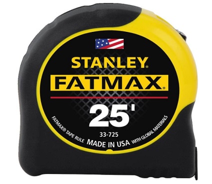 Stanley Tools 33-725 25-Feet FatMax Tape Measure