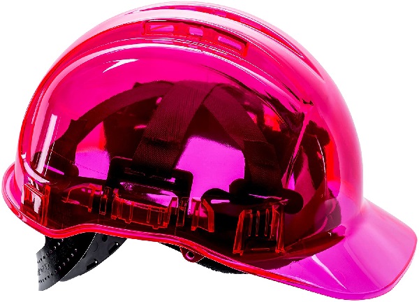 twest PV50 Peak View Protective Vented Pink Hard Hats